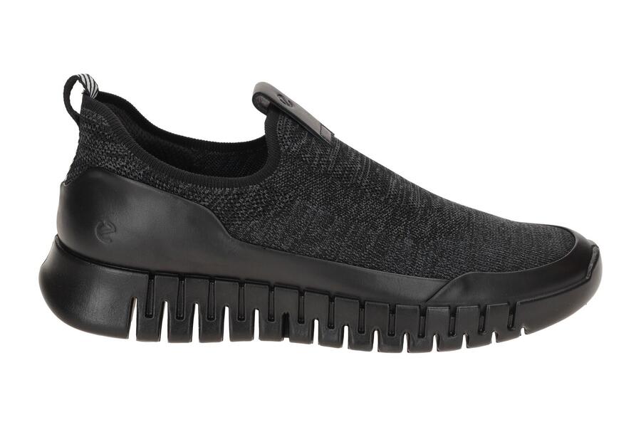 Кроссовки мужские Ecco Gruuv Slipper Shoes, черные, 525284 — фото 2