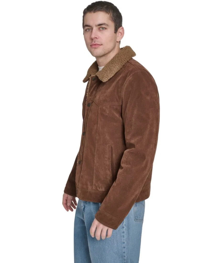 Куртка-ранчер с подкладкой из шерпы, классическая посадка Levi's, Cognac — фото 3