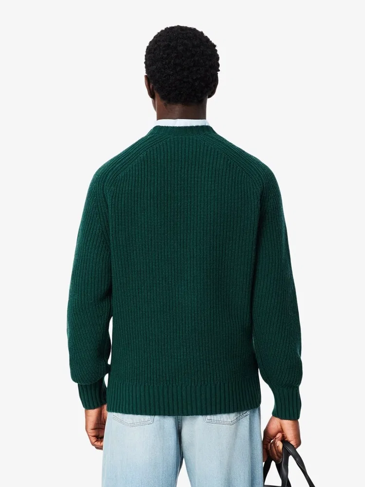 Свитер с ребристой вязкой LACOSTE — фото 3