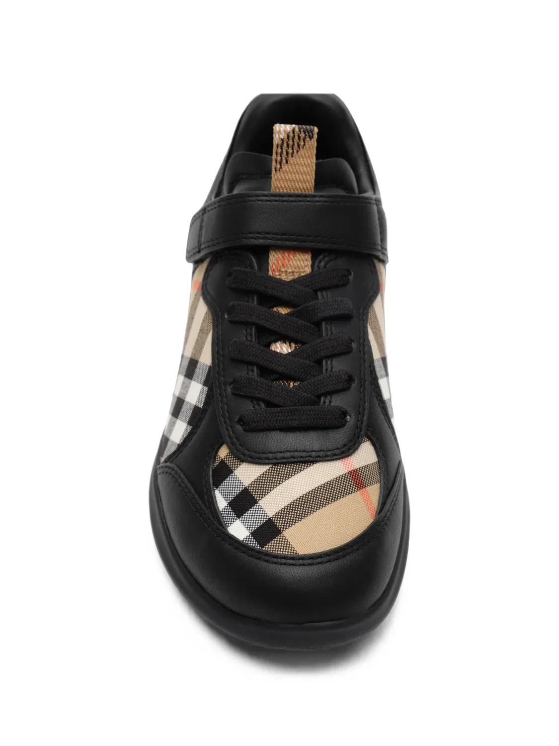 Низкие кроссовки House Check Burberry Kids, черный — фото 4