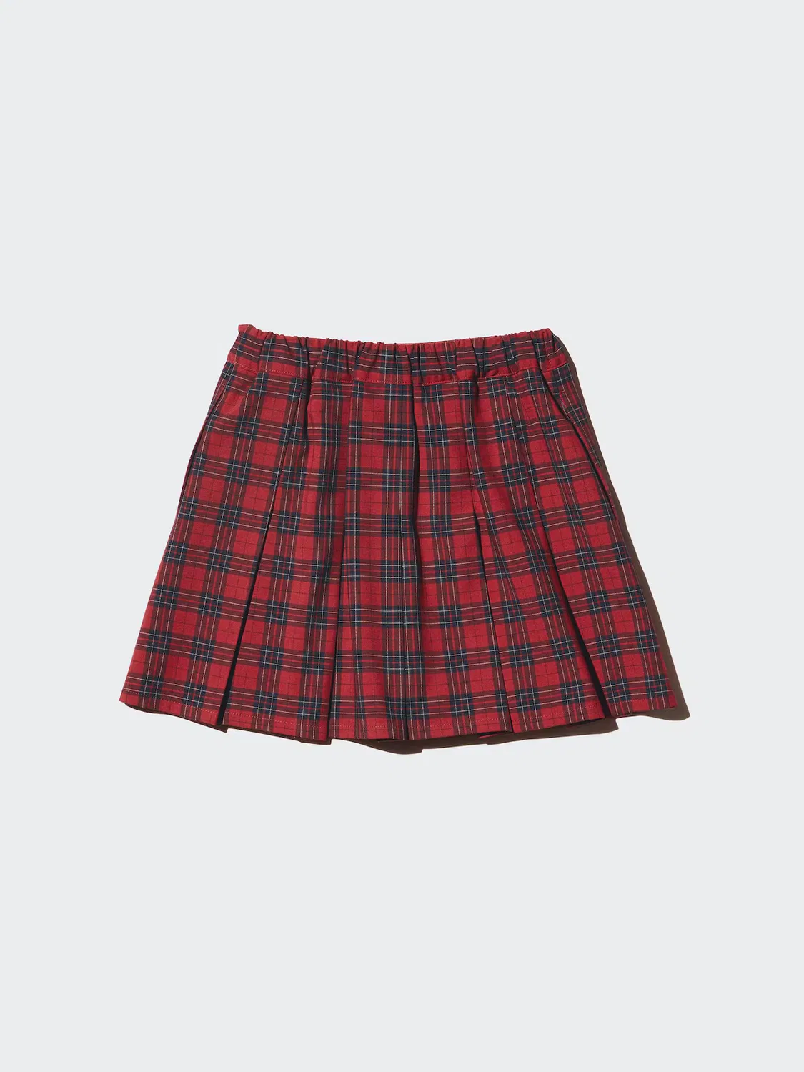 Шорты Uniqlo, мини, для девочек, красный — фото 4
