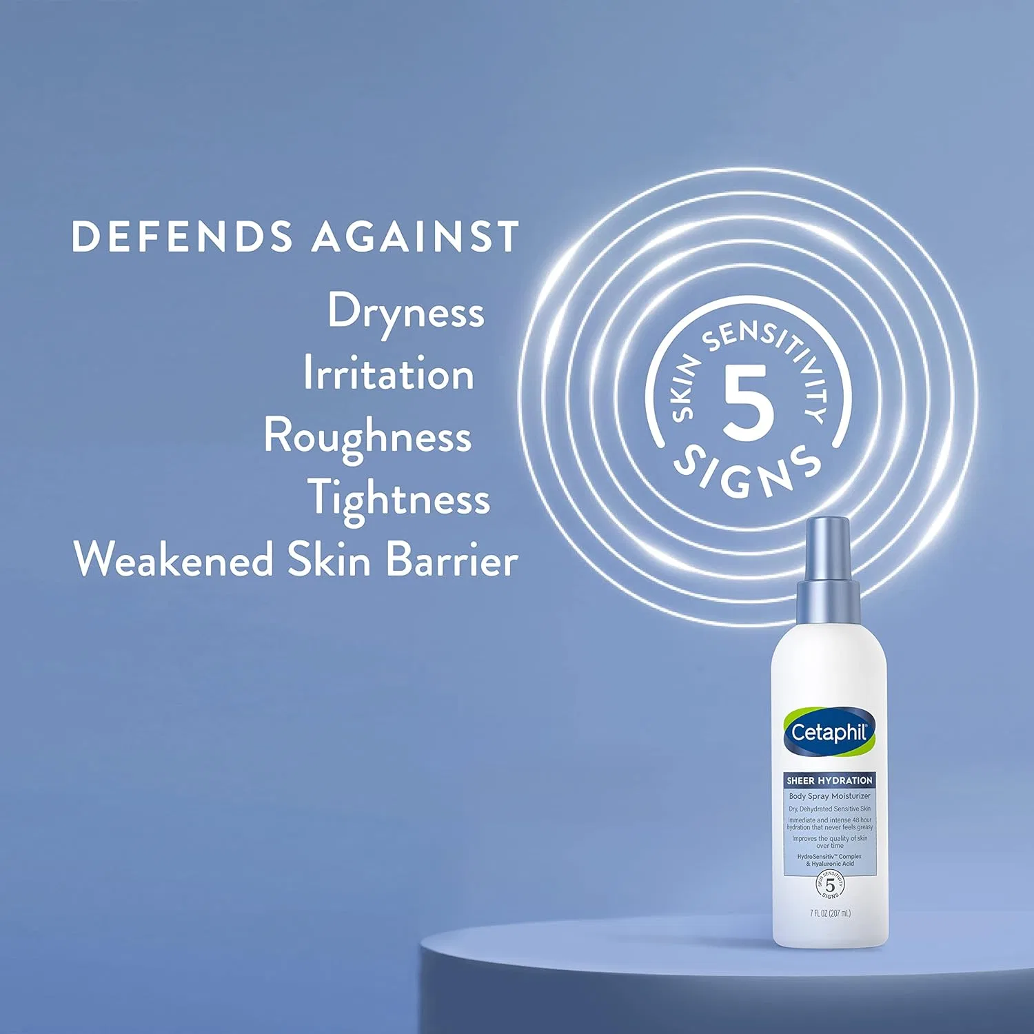 Увлажняющий спрей для тела Cetaphil Sheer Hydration Fragrance Free, 207 мл — фото 2