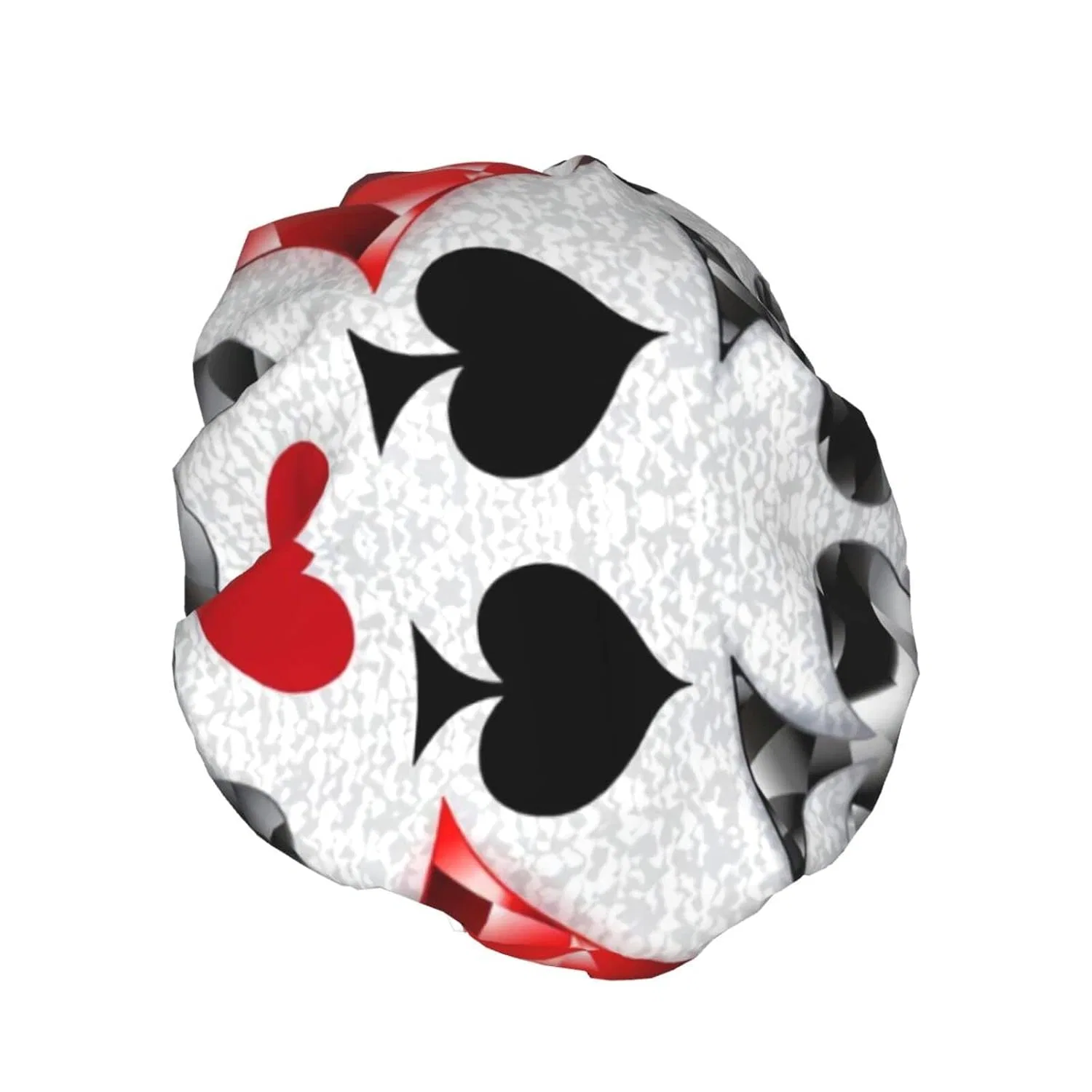 Шапочка для душа Polygonal Playing Cards, Oudrspo, водонепроницаемая — фото 2