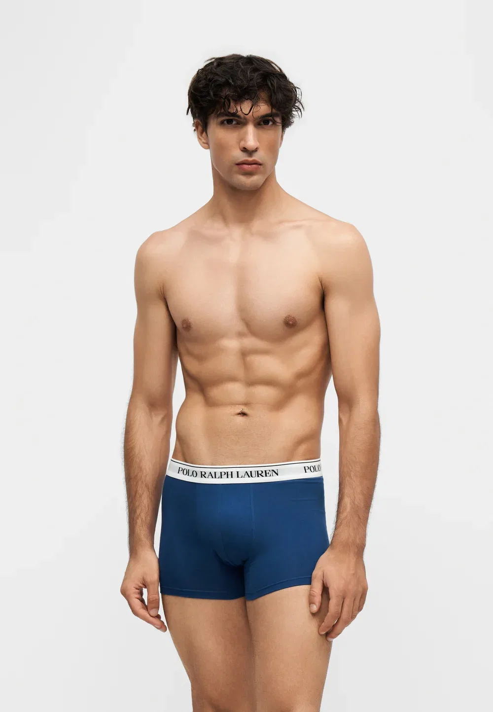 3 шт. - трусы Polo Ralph Lauren, Black/Blu Yacht/Chili Pepper — фото 4