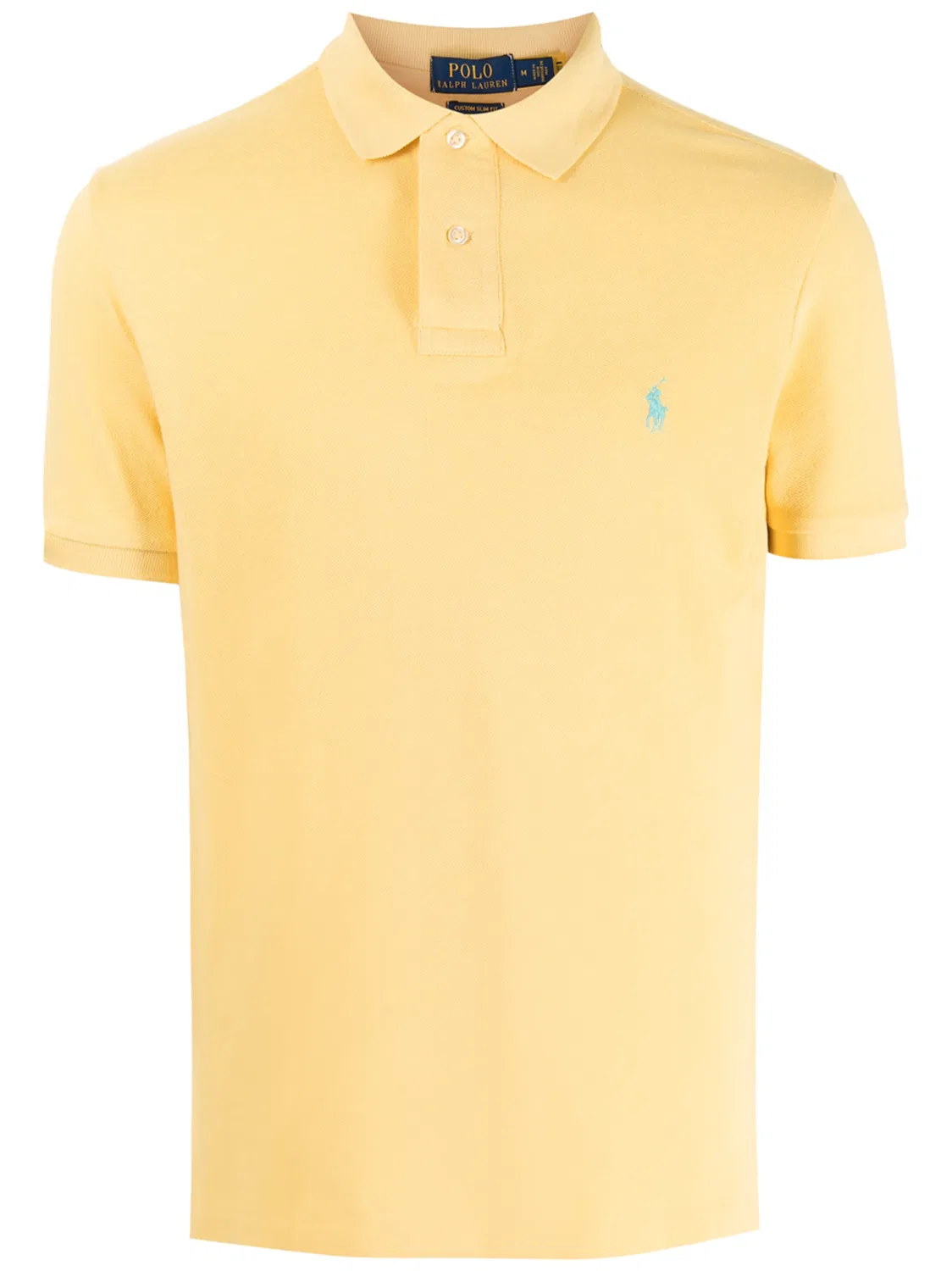 Polo Ralph Lauren Поло с вышивкой, желтое