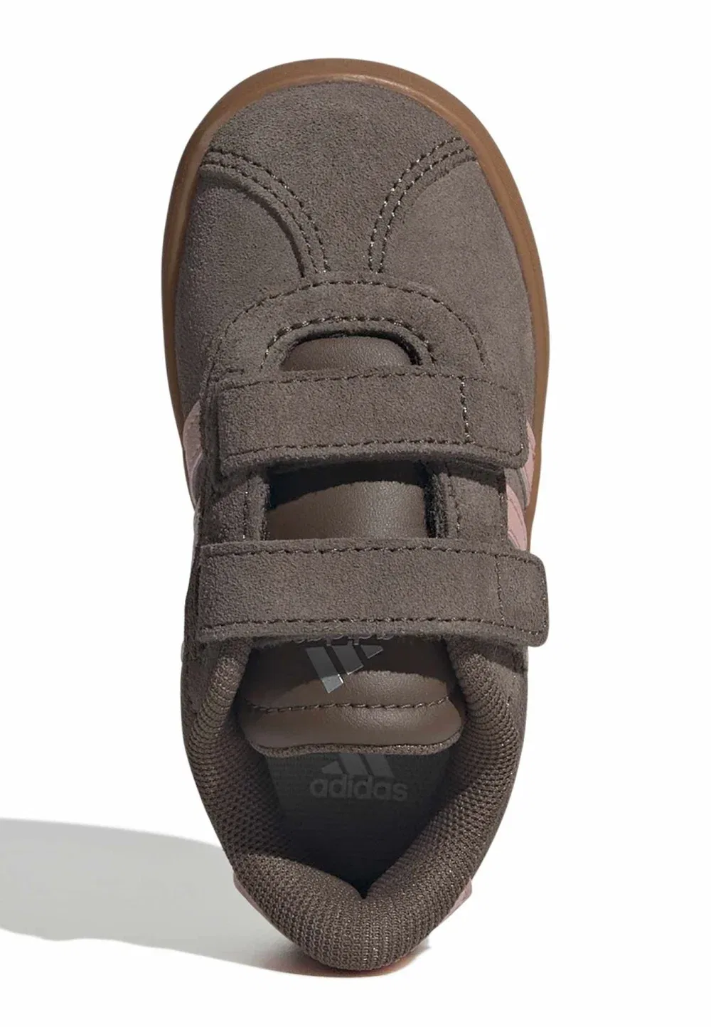 Vl court 3.0 cf i - тренировочные кроссовки Adidas Performance, Earth Strata/Semi Frozen Turbo/Amber Gum — фото 3