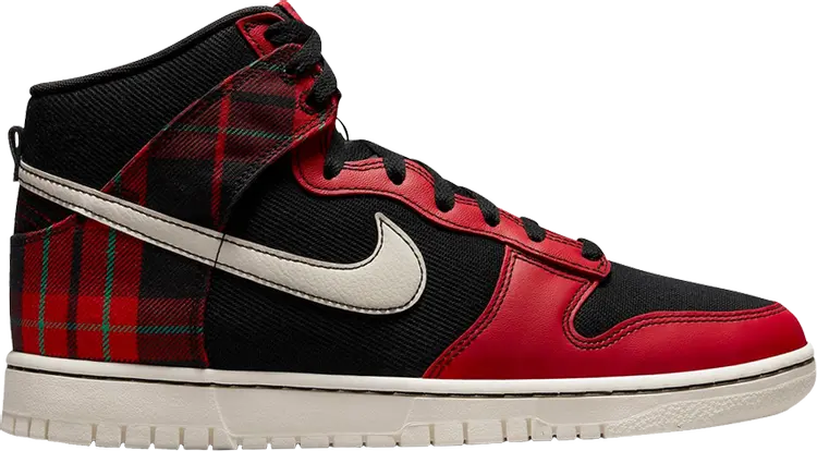 

Кроссовки Nike Dunk High SE 'Tartan Plaid', черный, Черный;серый, Кроссовки Nike Dunk High SE 'Tartan Plaid', черный