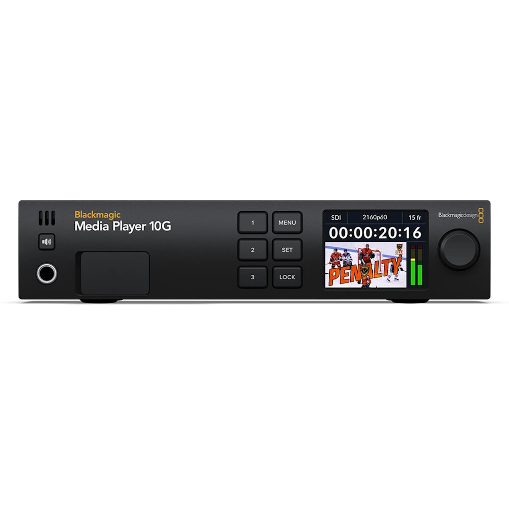 

Медиаплеер Blackmagic Design Media Player 10G, черный