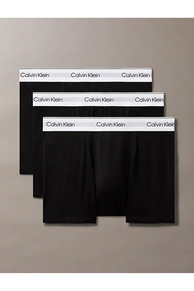 Мужские боксеры с эластичным поясом Calvin Klein, Black