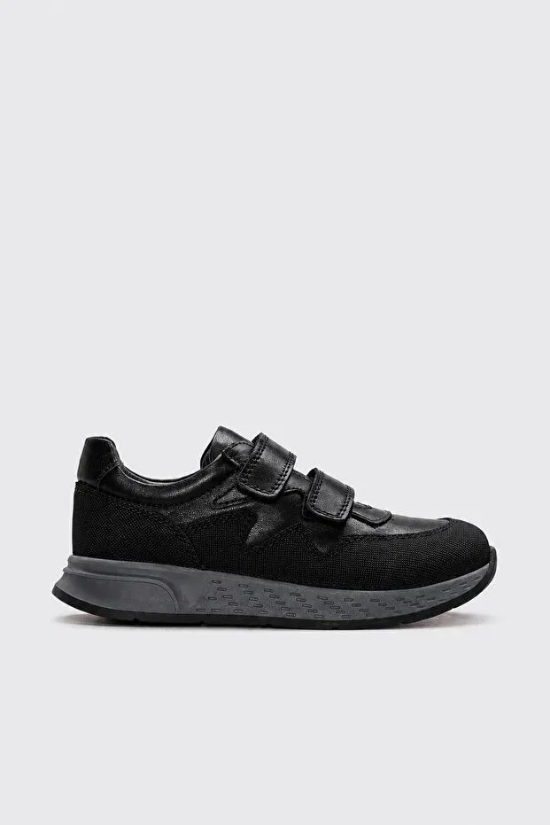 Детские повседневные туфли для мальчиков с принтом Young Fast Step, Black