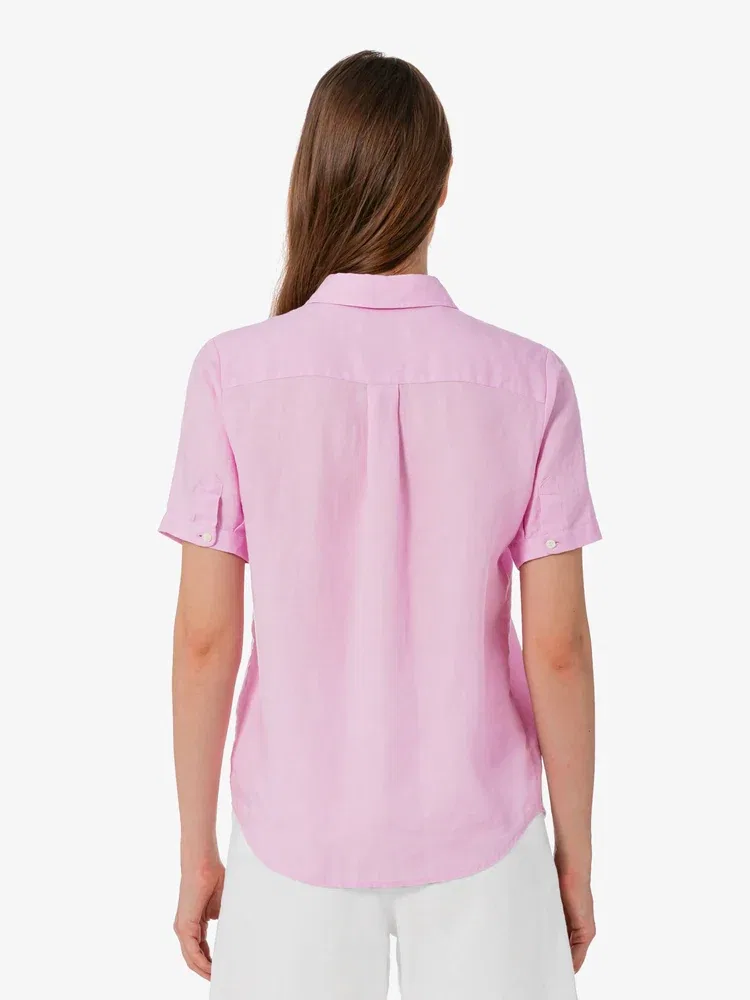 Блузка LACOSTE Regular Pink — фото 3
