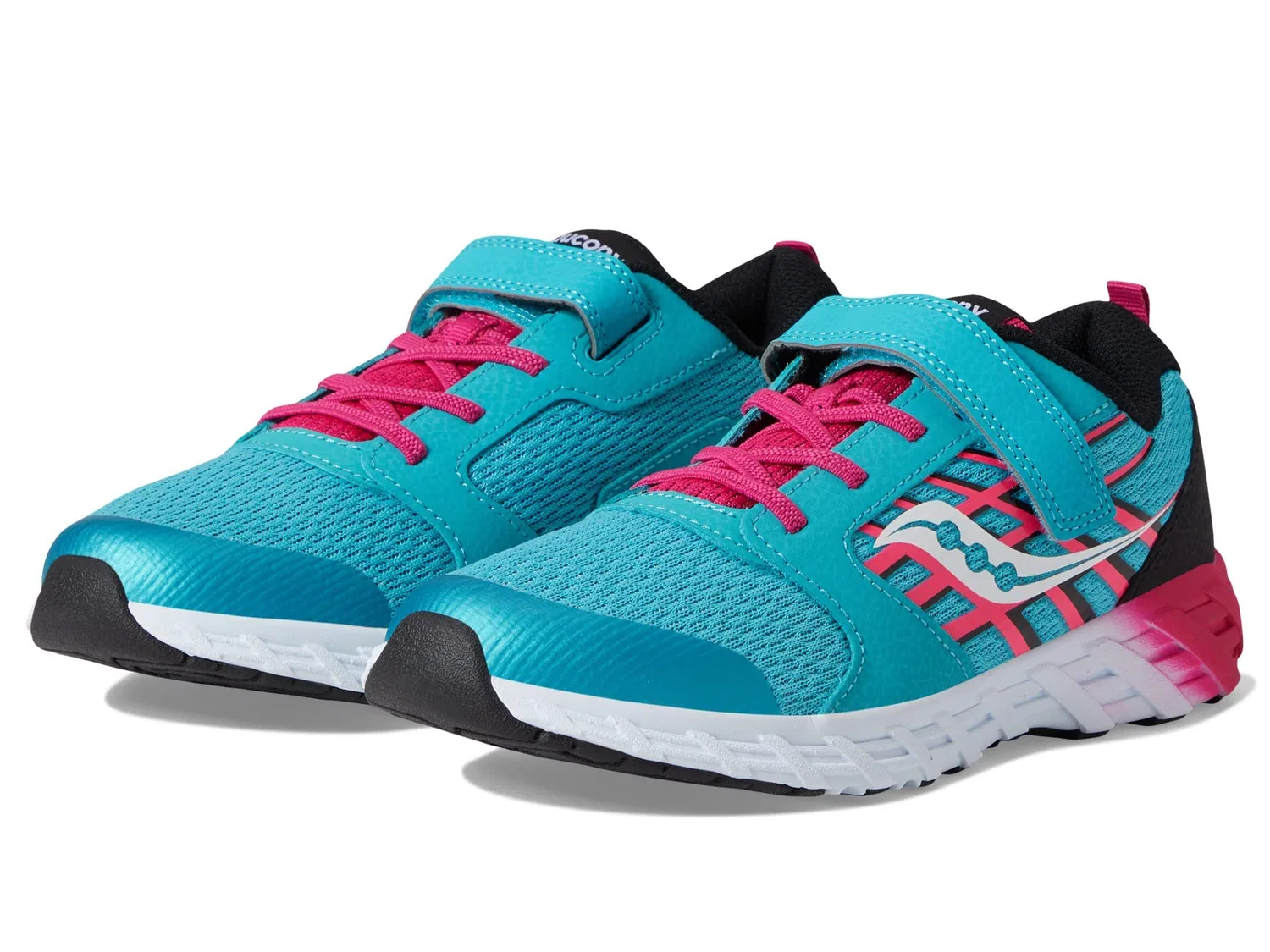 Детские кроссовки для мальчиков Wind A/C 2.0 Saucony, Turkish Pink Black