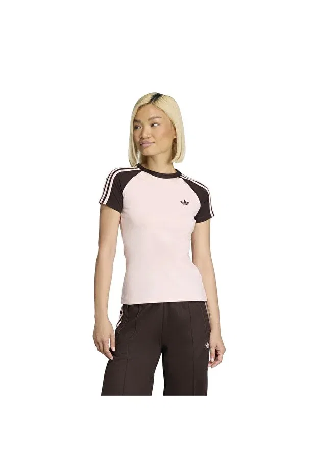 Женская футболка хлопковая Adidas, Pink