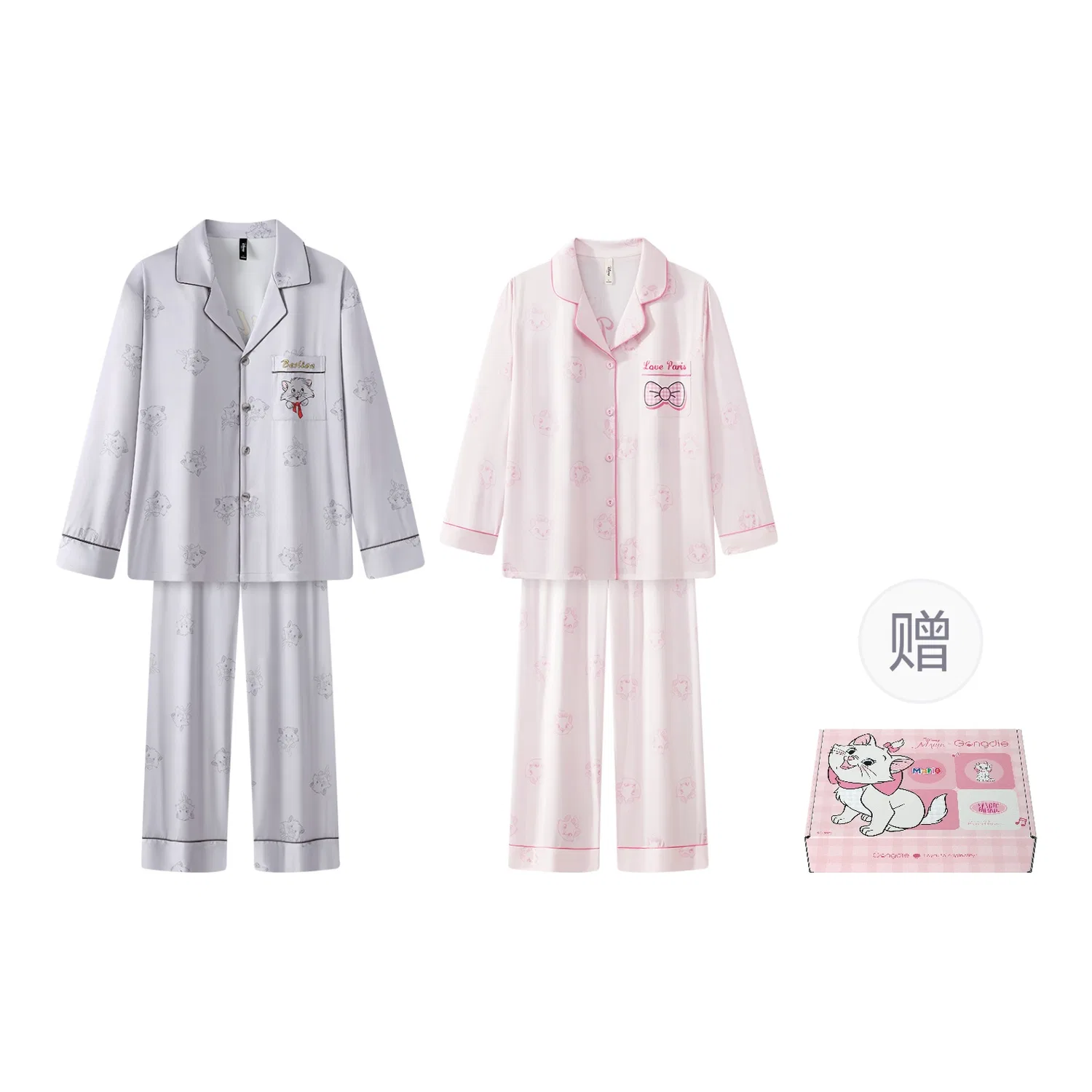Детский комплект пижам с принтом Disney Gongdie, Ice Silk Men's+Women's
