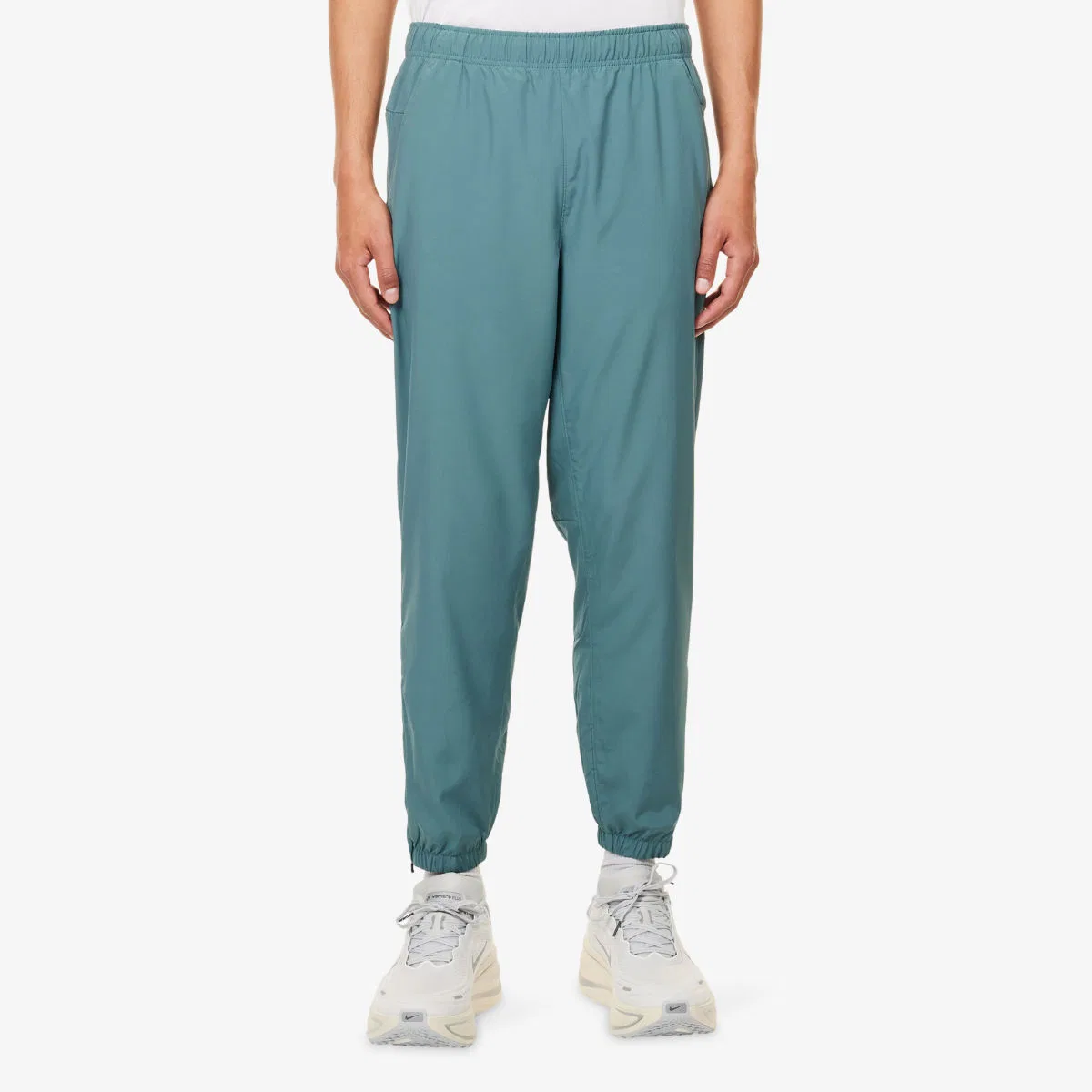 Легкие тканые спортивные брюки Dri-fit с зауженными штанинами Nike, черный — фото 3