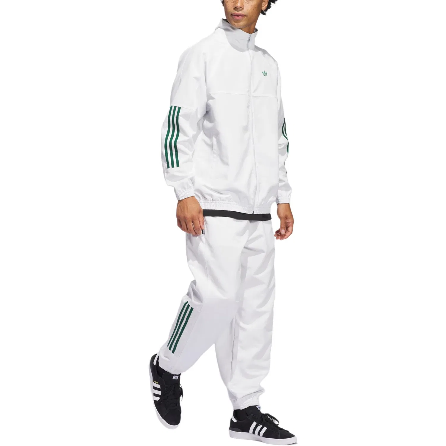 Спортивные брюки с принтом Skateboarding Gatsele Track Pants Adidas Originals, Crystal White/Dark Green — фото 4