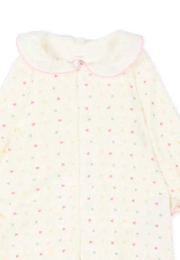 Комбинезон для сна с принтом Tutine Petit Bateau, ivory, слоновая кость — фото 3
