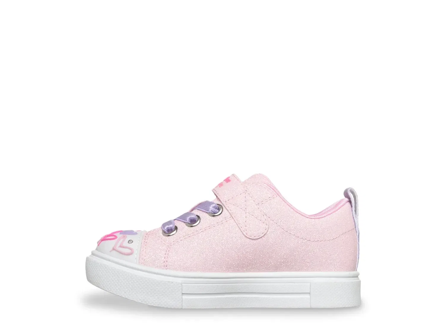 Кроссовки светящиеся Twinkle Toes x JGoldcrown Twinkle Sparks Love Medley Light-Up, Skechers, светло-розовый — фото 3