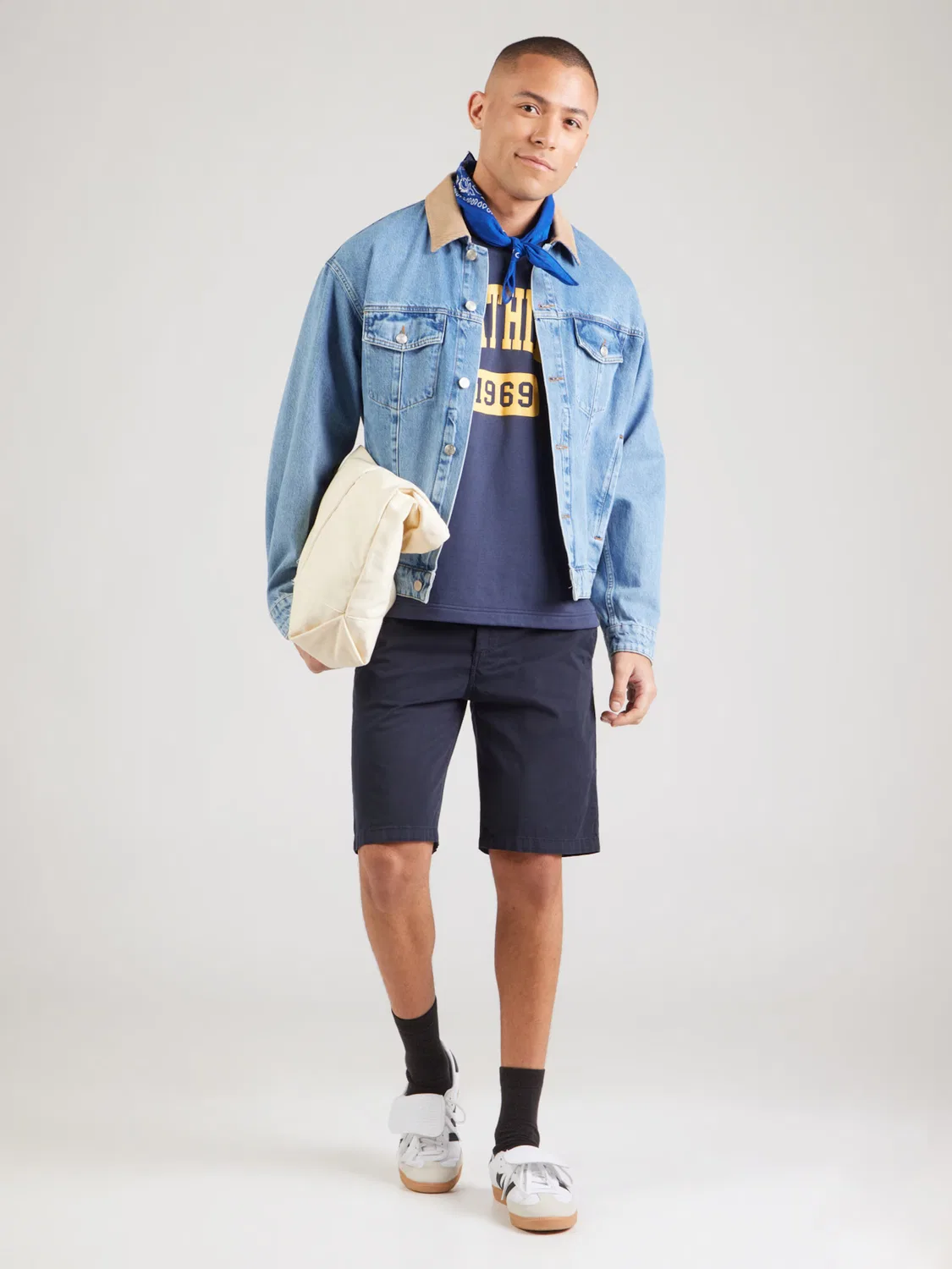 Толстовка Gap ATHLETIC темно-синего цвета — фото 4