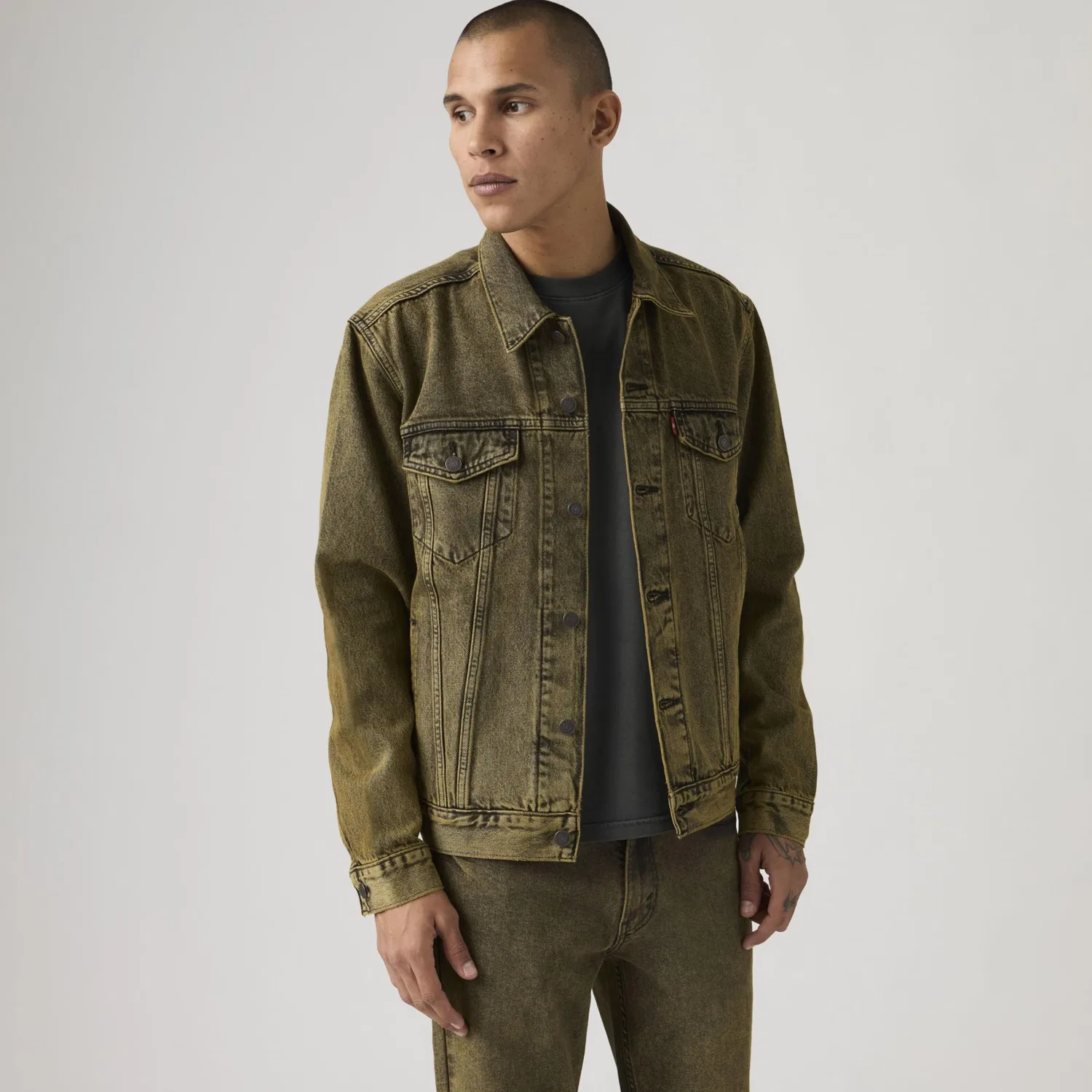 Мужская куртка-джинсовка The Trucker Levi's, Space Dust Od T — фото 3