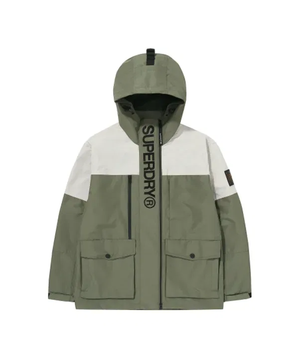 Куртка в стиле ветровки, Signature Windcheater, Superdry, хаки — фото 2