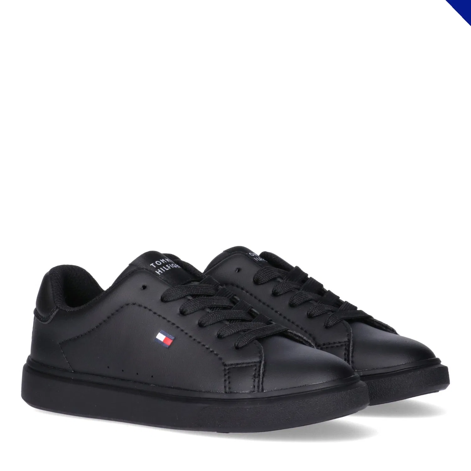 Детские кроссовки на шнуровке Tommy Hilfiger, Black