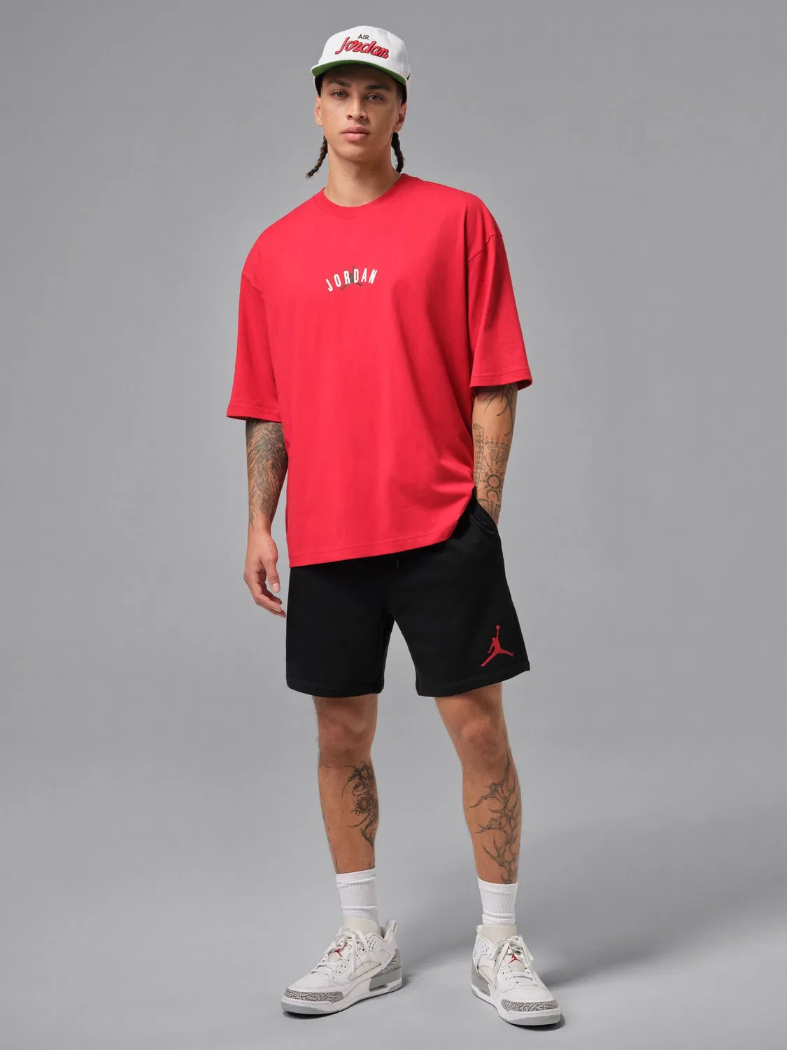 Шорты флисовые Jordan Jumpman, Black/Red