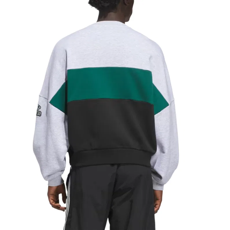 Свитшот свободного кроя Adidas Originals, Light Gray — фото 4