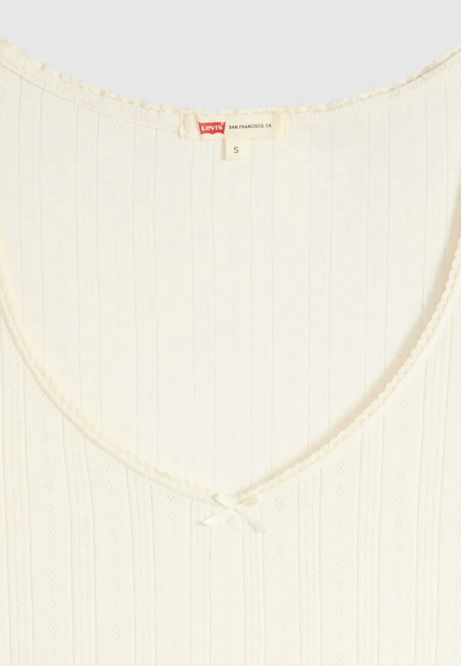 Футболка LEVI'S SWEETIE кремового цвета — фото 4