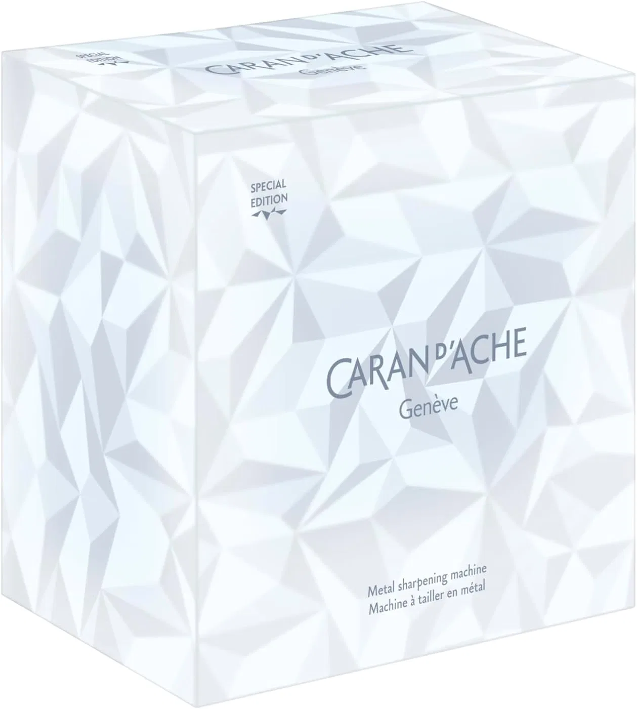 Точилка для карандашей Caran d'Ache, металлическая, Iridescent Glacier Blue — фото 2
