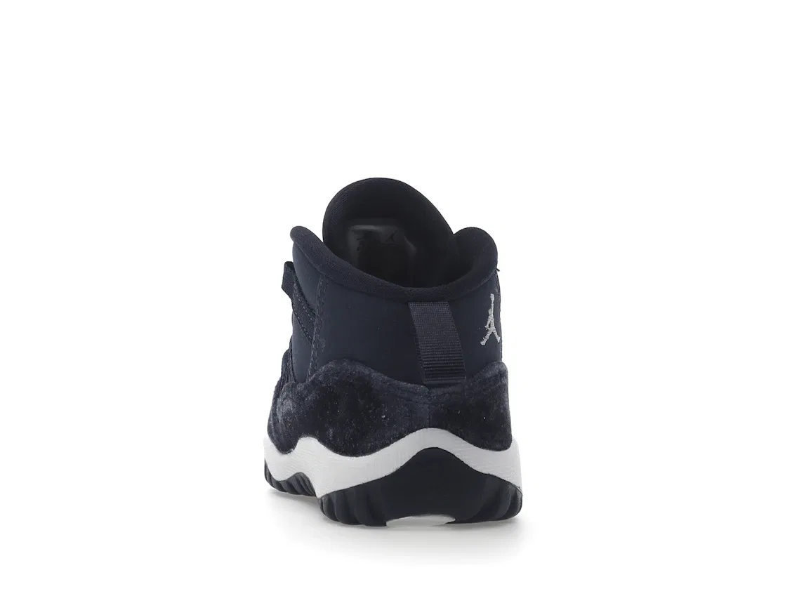 Детские кроссовки Lifestyle с принтом Jordan 11 Retro Jordan, Midnight Navy Metallic Silver White — фото 4
