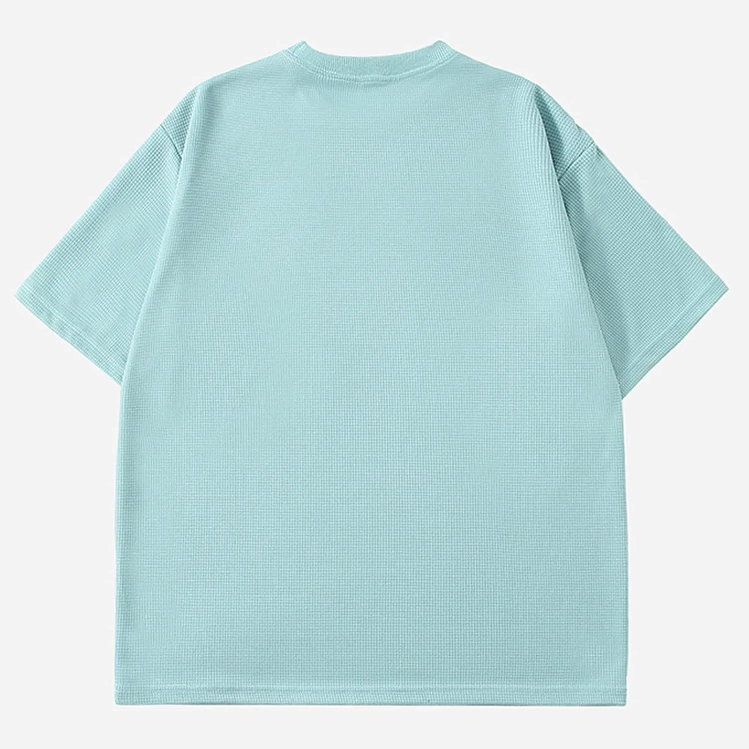Мужская оверсайз футболка с круглым вырезом Generic, Sky Blue — фото 2