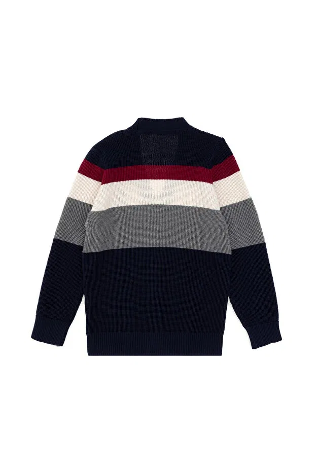 Детский кардиган для мальчиков с длинным рукавом U.S. Polo Assn., Navy Blue — фото 4