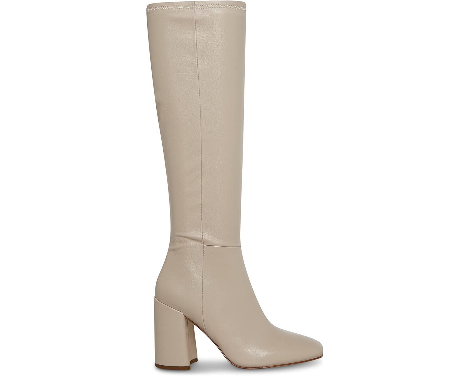 Сапоги женские Steve Madden Lizah Boot высокие на каблуке, кремовый