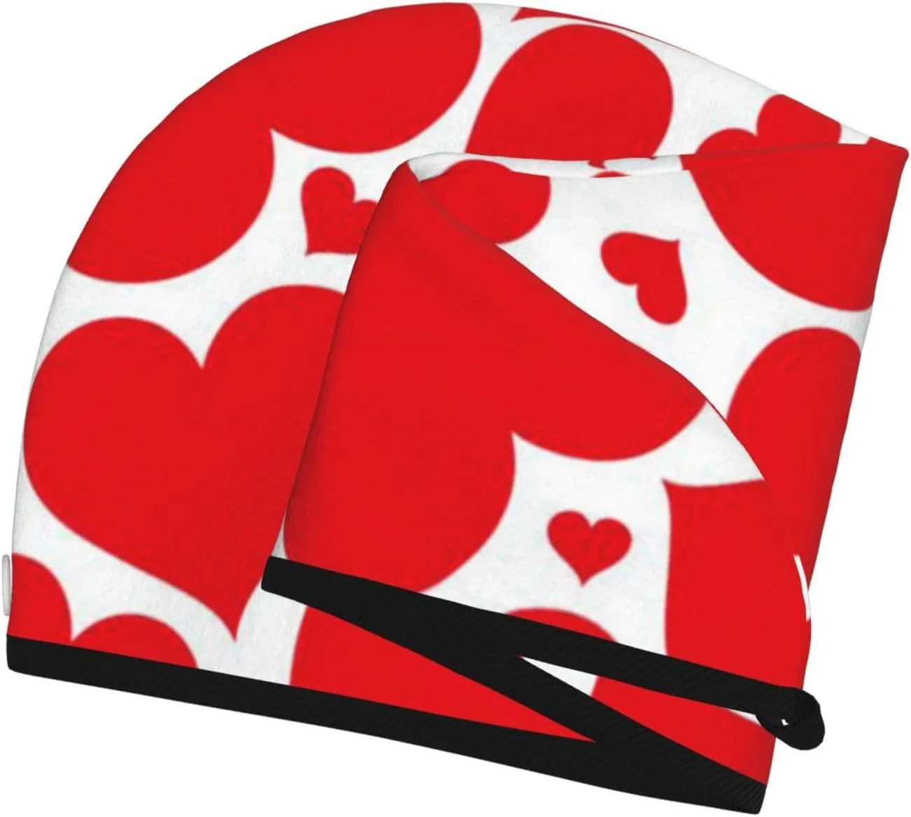 Шапочка для душа Coral Velvet, OPSREY, Love Heart Print, Сердце — фото 3