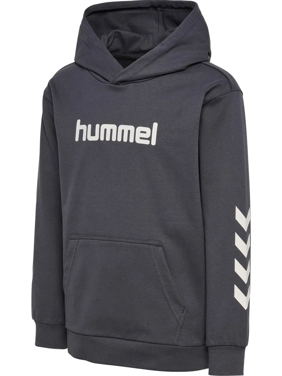 Спортивная толстовка Hummel антрацитового цвета — фото 3