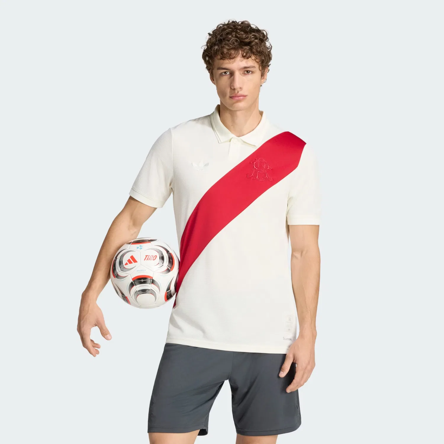 Футболка Adidas Performance Shirt River Plate 26/27 Anniversary белого цвета — фото 3