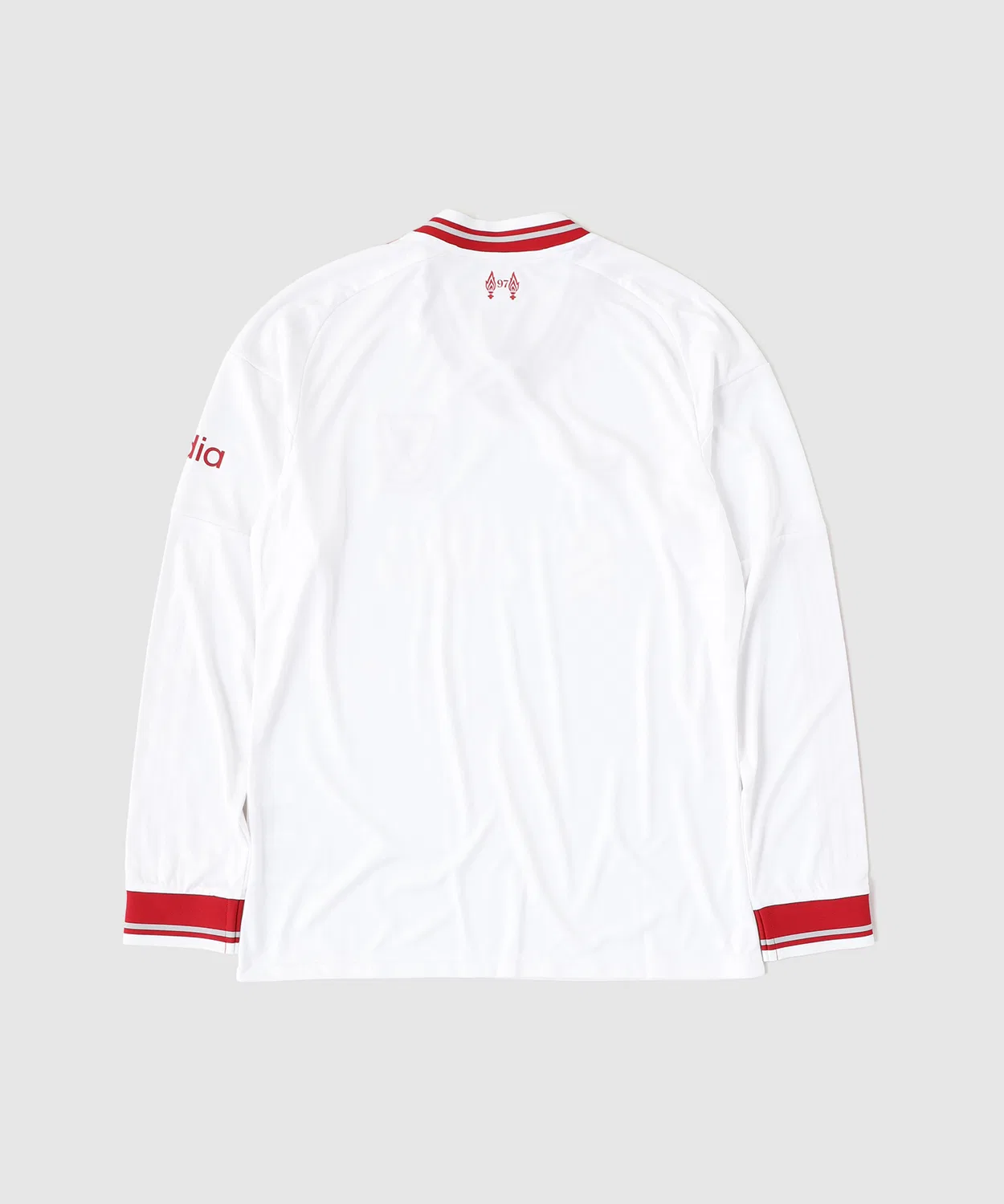 Мужская футболка с длинным рукавомLiverpool FC Away Replica L/S Adidas, White — фото 2