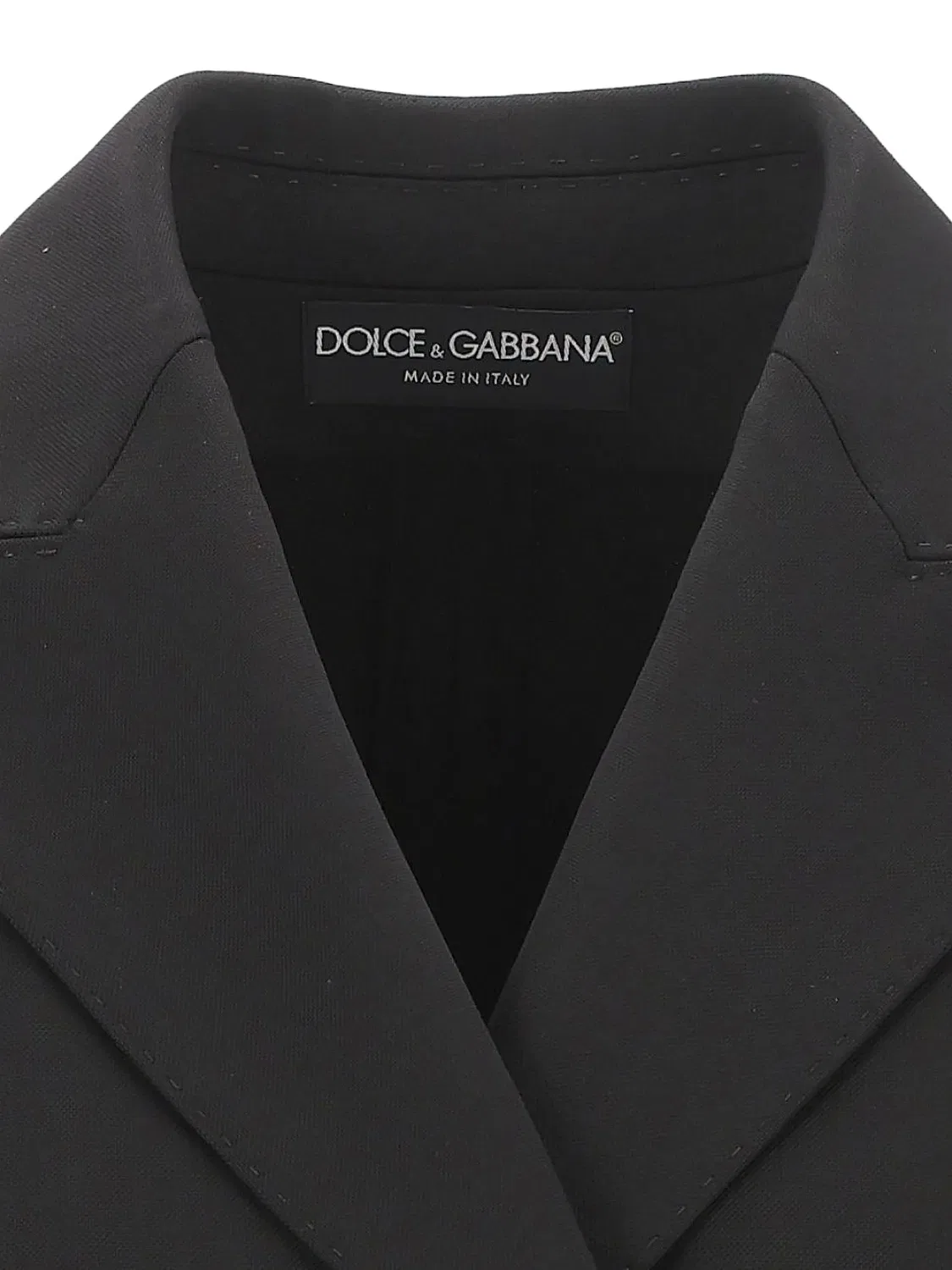 Dolce & Gabbana Двубортный шерстяной жакет черный — фото 4
