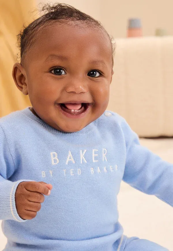 Комплект из джемпера и спортивных брюк стандартного кроя Baker By Ted Baker, синий — фото 2