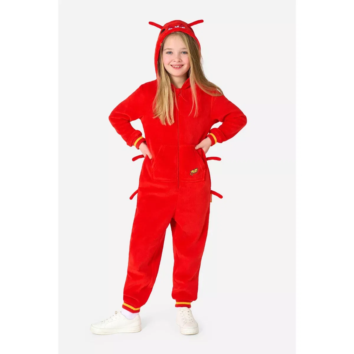 Детский комбинезон с принтом OppoSuits, Red