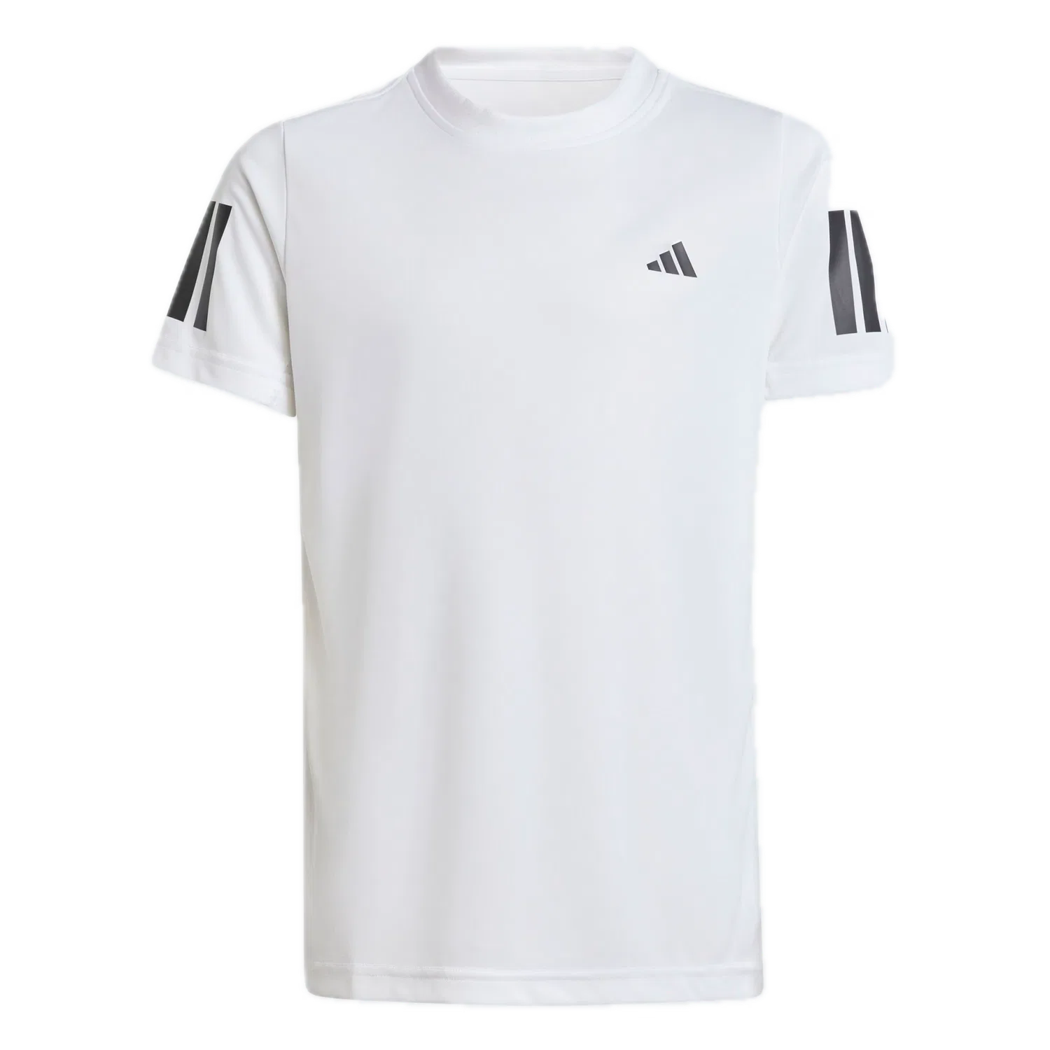 Детская футболка с тремя полосками Adidas, белый
