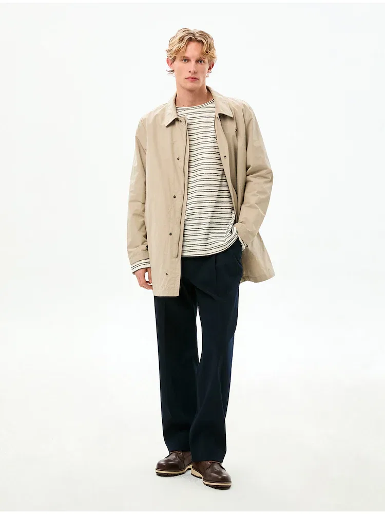 Пальто хлопковое T12G0WCT740ML1RBT TOMMY HILFIGER, Beige — фото 2