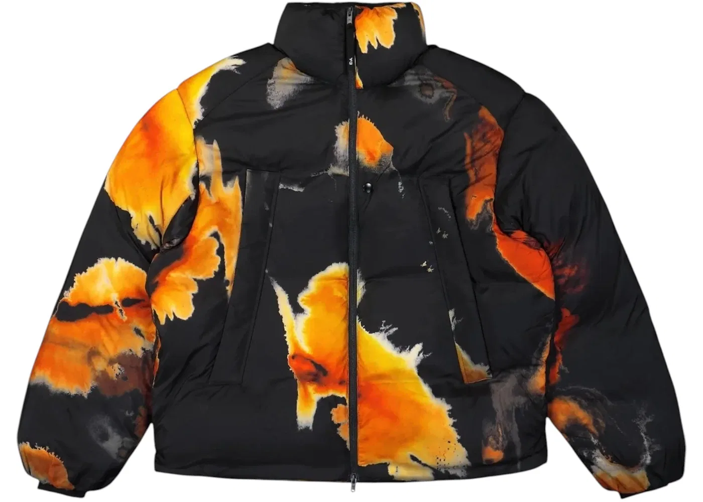 Мужская пуховая куртка с принтом Adidas x Y-3 KA2364 AOP Puff Jacket, Black