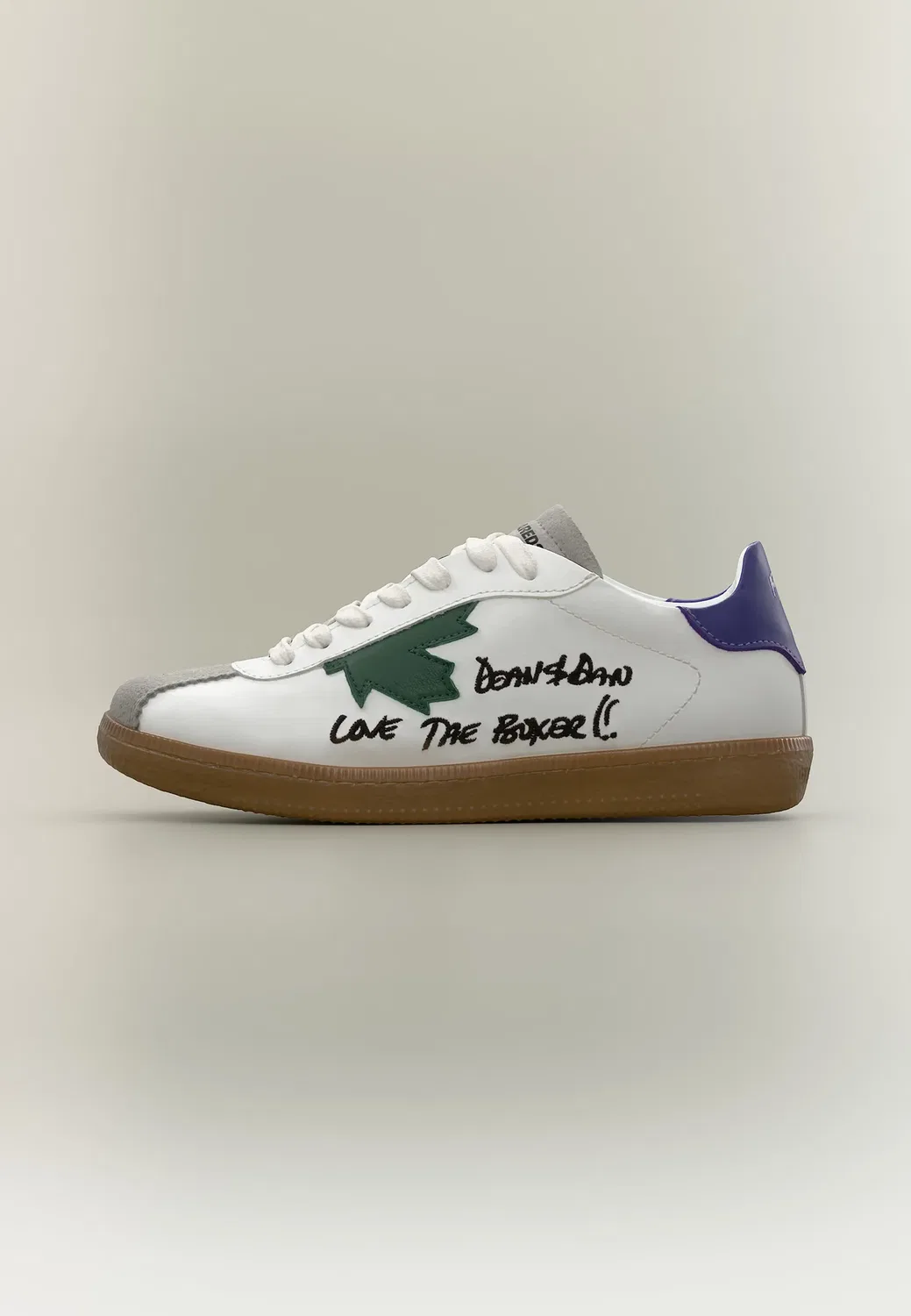 Унисекс - кроссовки Dsquared2, White/Grey/Orange/Violet/Green/Black