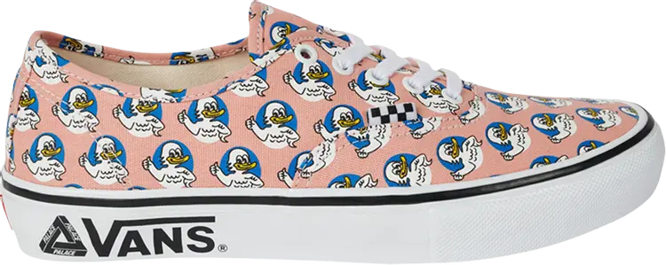 

Кеды Vans Palace x Skate Authentic Jeremy the Duck - Salmon, розовый