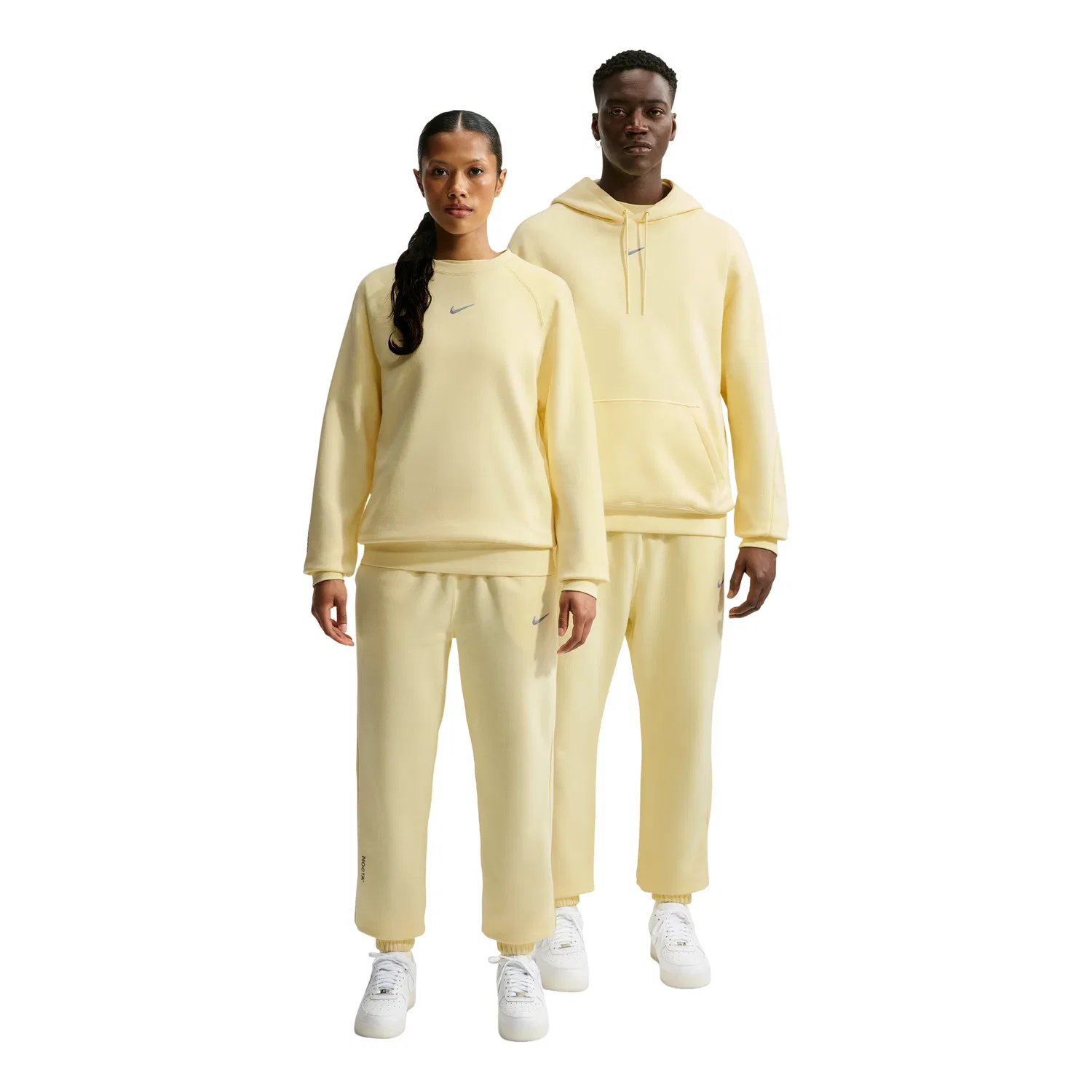 Мужские спортивные штаны из флиса с принтом Nike x NOCTA Alabaster Stealth, желтый