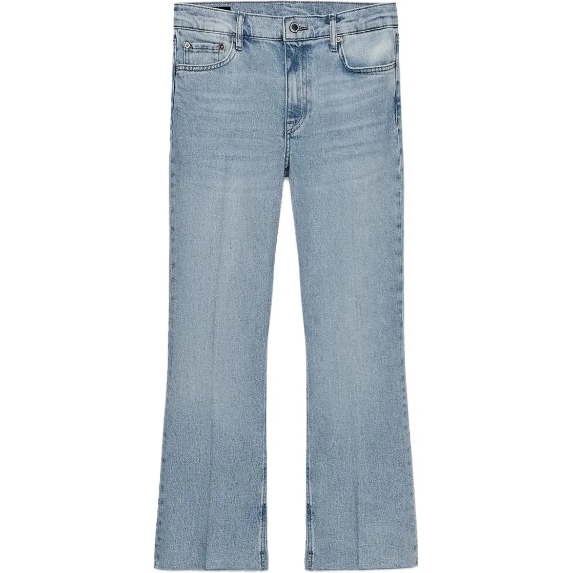 Женские джинсы с клешем Light Blue ZARA, Light Blue