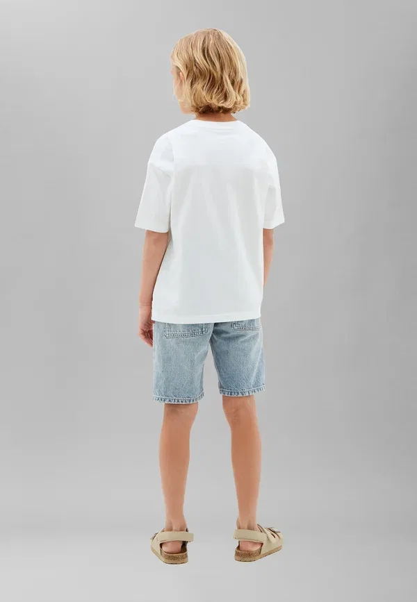Комплект из 2 футболок с коротким рукавом, хлопок Calvin Klein Jeans, белый/черный — фото 3