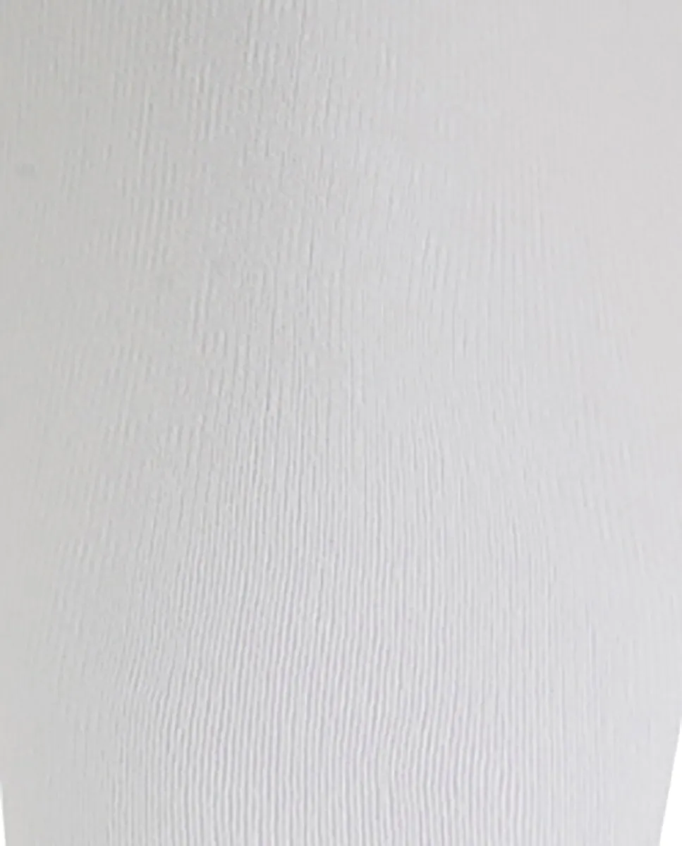 Комплект из 2 однотонных хлопковых колготок Punto Blanco, цвет Crudo — фото 2